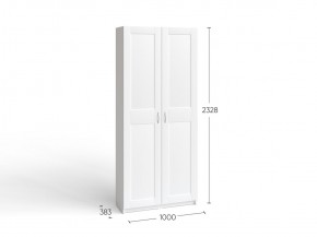 Шкаф МАКС двухстворчатый, цвет белый в Качканаре - kachkanar.ok-mebel.com | фото 3