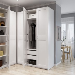 Шкаф МАКС однодверный, цвет белый в Качканаре - kachkanar.ok-mebel.com | фото 4