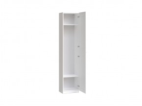 Шкаф МАКС однодверный узкий, цвет белый в Качканаре - kachkanar.ok-mebel.com | фото 2
