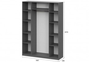 Шкаф платяной Даиго в Качканаре - kachkanar.ok-mebel.com | фото 3