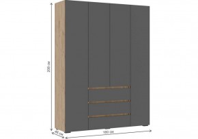 Шкаф платяной Элла в Качканаре - kachkanar.ok-mebel.com | фото 3