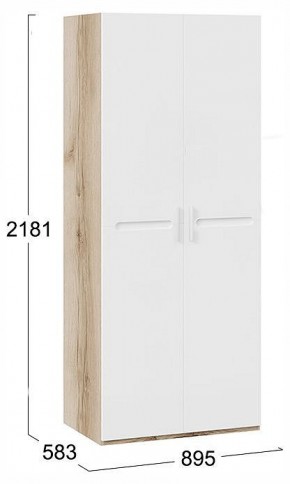 Шкаф платяной Фьюжн ТД-260.07.02 в Качканаре - kachkanar.ok-mebel.com | фото 4
