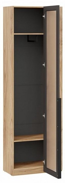 Шкаф платяной Порто СМ-393.07.233 в Качканаре - kachkanar.ok-mebel.com | фото 2