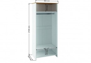 Шкаф платяной Теодора в Качканаре - kachkanar.ok-mebel.com | фото 3