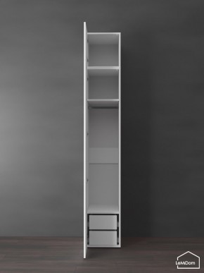 Шкаф с антресолью Linnea MHR-1POA-3 2450х400х510 (Белый-М 11.1.2) в Качканаре - kachkanar.ok-mebel.com | фото 5