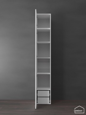 Шкаф с антресолью Linnea MHR-1POA-4 2450х400х510 (Белый-М 11.1.2) в Качканаре - kachkanar.ok-mebel.com | фото 6