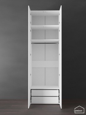 Шкаф с антресолью Linnea MHR-2POA-3 2450х800х510 (Белый-М 11.1.1) в Качканаре - kachkanar.ok-mebel.com | фото 5