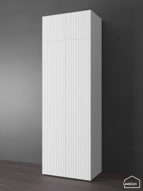 Шкаф с антресолью Linnea MHR-2POA-4 2450х800х510 (Белый-М 11.1.1) в Качканаре - kachkanar.ok-mebel.com | фото