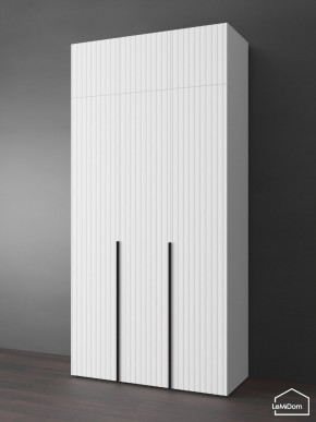 Шкаф с антресолью Linnea MHR-3A-1 2450х1200х510 (Белый-М 11.1.1) в Качканаре - kachkanar.ok-mebel.com | фото