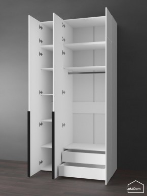 Шкаф с антресолью Linnea MHR-3A-2 2450х1200х510 (Белый-М 11.1.2) в Качканаре - kachkanar.ok-mebel.com | фото 5