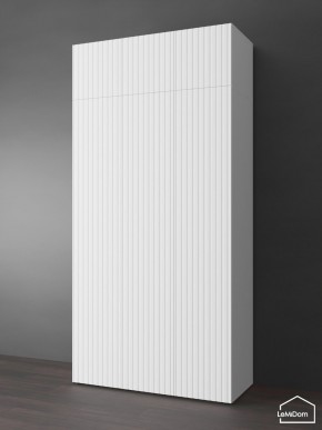 Шкаф с антресолью Linnea MHR-3POA-1 2450х1200х510 (Белый-М 11.1.1) в Качканаре - kachkanar.ok-mebel.com | фото