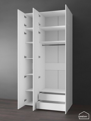 Шкаф с антресолью Linnea MHR-3POA-2 2450х1200х510 (Белый-М 11.1.2) в Качканаре - kachkanar.ok-mebel.com | фото 5