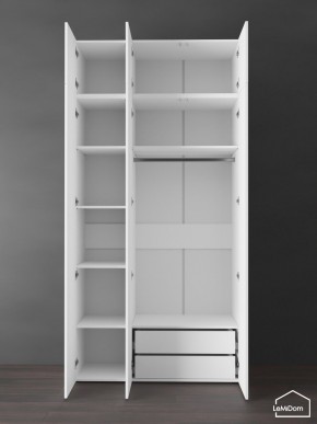 Шкаф с антресолью Linnea MHR-3POA-2 2450х1200х510 (Белый-М 11.1.2) в Качканаре - kachkanar.ok-mebel.com | фото 6