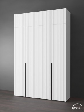 Шкаф с антресолью Linnea MHR-4A-2 2450х1600х510 (Белый-М 11.1.2) в Качканаре - kachkanar.ok-mebel.com | фото