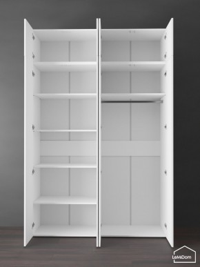 Шкаф с антресолью Linnea MHR-4POA-1 2450х1600х510 (Белый-М 11.1.1) в Качканаре - kachkanar.ok-mebel.com | фото 4