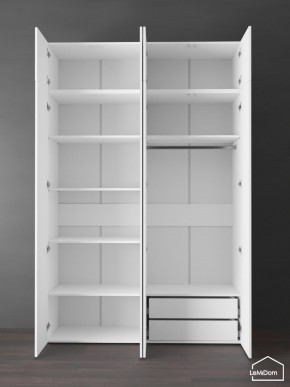 Шкаф с антресолью Linnea MHR-4POA-2 2450х1600х510 (Белый-М 11.1.1) в Качканаре - kachkanar.ok-mebel.com | фото 5