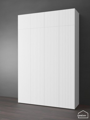 Шкаф с антресолью Linnea MHR-4POA-2 2450х1600х510 (Белый-М 11.1.2) в Качканаре - kachkanar.ok-mebel.com | фото