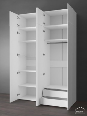 Шкаф с антресолью Linnea MHR-4POA-2 2450х1600х510 (Белый-М 11.1.2) в Качканаре - kachkanar.ok-mebel.com | фото 6