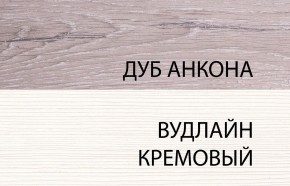 Шкаф угловой с полками 97х97, OLIVIA, цвет вудлайн крем/дуб анкона в Качканаре - kachkanar.ok-mebel.com | фото 4