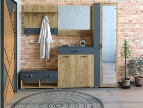Шкаф ун-й с зеркалом НКМ Бостон Секция 5 в Качканаре - kachkanar.ok-mebel.com | фото 2