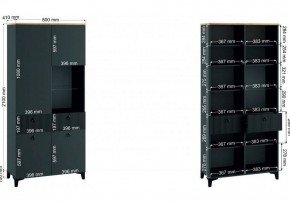 Шкаф-витрина Ника в Качканаре - kachkanar.ok-mebel.com | фото 3