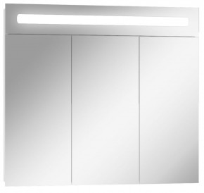 Шкаф-зеркало Аврора 80 с подсветкой LED Домино (DV8009HZ) в Качканаре - kachkanar.ok-mebel.com | фото 1