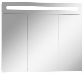 Шкаф-зеркало Аврора 85 с подсветкой LED Домино (DV8010HZ) в Качканаре - kachkanar.ok-mebel.com | фото 1
