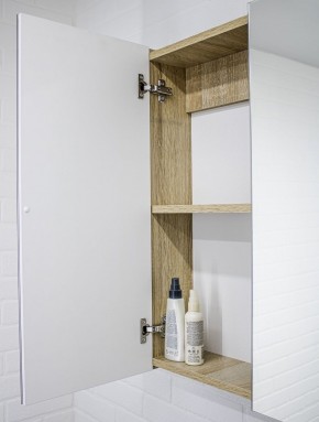 Шкаф-зеркало Мечта 60 Дуб сонома АЙСБЕРГ (DM2319HZ) в Качканаре - kachkanar.ok-mebel.com | фото 7