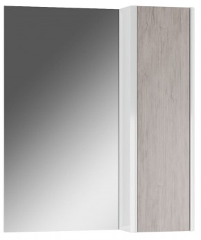 Шкаф-зеркало Uno 60 Дуб серый левый/правый Домино (DU1503HZ) в Качканаре - kachkanar.ok-mebel.com | фото
