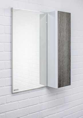 Шкаф-зеркало Uno 60 Дуб серый левый/правый Домино (DU1503HZ) в Качканаре - kachkanar.ok-mebel.com | фото 9