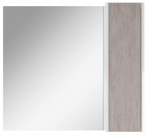 Шкаф-зеркало Uno 80 Дуб серый левый/правый Домино (DU1504HZ) в Качканаре - kachkanar.ok-mebel.com | фото 5