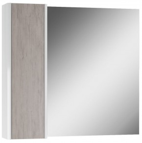 Шкаф-зеркало Uno 80 Дуб серый левый/правый Домино (DU1504HZ) в Качканаре - kachkanar.ok-mebel.com | фото 6