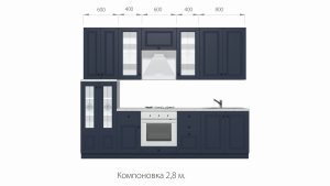 Кухонный гарнитур Вена в Качканаре - kachkanar.ok-mebel.com | фото 3