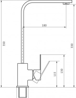 Смеситель MS-012 в Качканаре - kachkanar.ok-mebel.com | фото 2