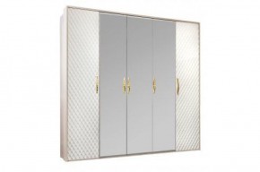 Спальня Lara 5-ти ств (белый глянец) в Качканаре - kachkanar.ok-mebel.com | фото 2