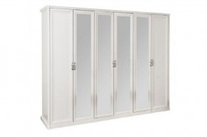 Спальня Мишель 6-ти ств (белый матовый/экокожа) в Качканаре - kachkanar.ok-mebel.com | фото 2