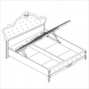 Спальня Мишель 6-ти ств (белый матовый/экокожа) в Качканаре - kachkanar.ok-mebel.com | фото 4