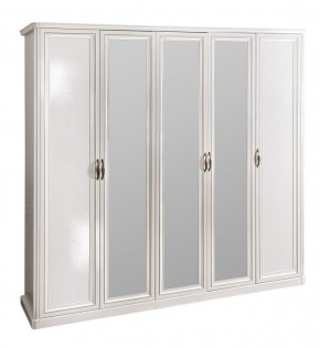 Спальня Натали 5-ти ств (белый глянец/экокожа) в Качканаре - kachkanar.ok-mebel.com | фото 2