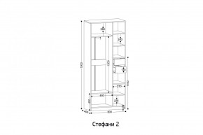 СТЕФАНИ-2 Шкаф в Качканаре - kachkanar.ok-mebel.com | фото 2