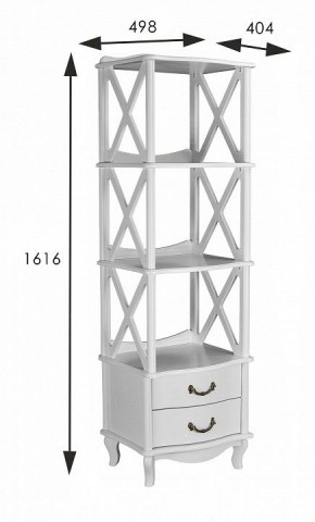 Стеллаж комбинированный Джульетта Л в Качканаре - kachkanar.ok-mebel.com | фото 4