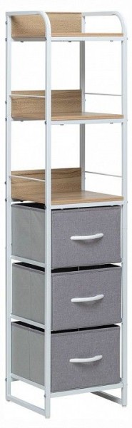 Стеллаж комбинированный Ноа в Качканаре - kachkanar.ok-mebel.com | фото