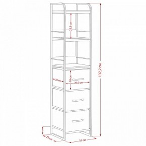 Стеллаж комбинированный Ноа в Качканаре - kachkanar.ok-mebel.com | фото 11