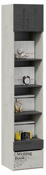 Стеллаж комбинированный Оксфорд-2 ТД-399.07.20 в Качканаре - kachkanar.ok-mebel.com | фото