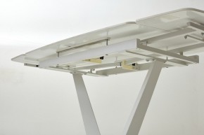 Стол ALATRI 120 GLOSS STATUARIO WHITE SOLID CERAMIC / WHITE, ®DISAUR в Качканаре - kachkanar.ok-mebel.com | фото 7
