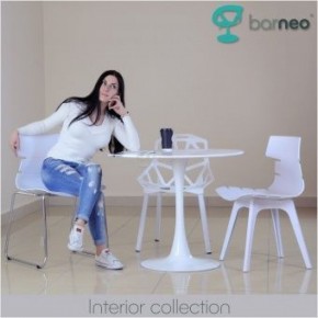 Стол Barneo T-3 Tulip style (RAL9003 белый, D100) в Качканаре - kachkanar.ok-mebel.com | фото 6