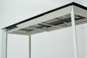 Стол CREMONA 160 KL-188 Контрастный мрамор / белый каркас, ®DISAUR в Качканаре - kachkanar.ok-mebel.com | фото 9