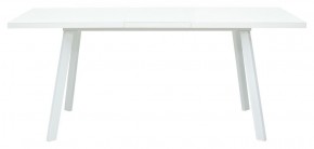 Стол ФИН 120 Белый, стекло/ Белый каркас М-City в Качканаре - kachkanar.ok-mebel.com | фото 2