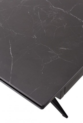 Стол FORIO 160 MATT BLACK MARBLE SOLID CERAMIC / BLACK, ®DISAUR в Качканаре - kachkanar.ok-mebel.com | фото 9