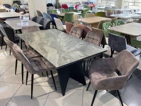 Стол IVAR 180 MARBLES KL-80 Серый мрамор, итальянская керамика, ®DISAUR в Качканаре - kachkanar.ok-mebel.com | фото 11