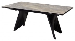 Стол IVAR 180 MARBLES KL-80 Серый мрамор, итальянская керамика, ®DISAUR в Качканаре - kachkanar.ok-mebel.com | фото 2